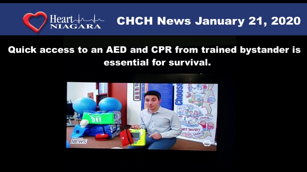AED & CPR save a Niagara Hockey PlayerCHCH News January 21, 2020 YouTube