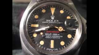 1974 Rolex Submariner 1680 Redsub