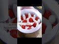 冷やすだけ！材料4つで苺のショートケーキ作り方🍓