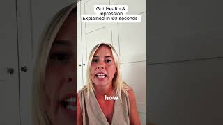 Gut health and depression explained in 69 seconds #mentalhealth #depression #guthealth #guttalk