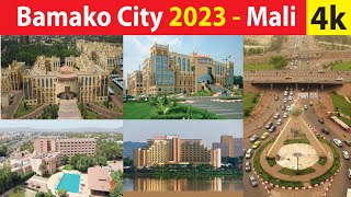 Bamako City , Mali 4K By Drone 2023