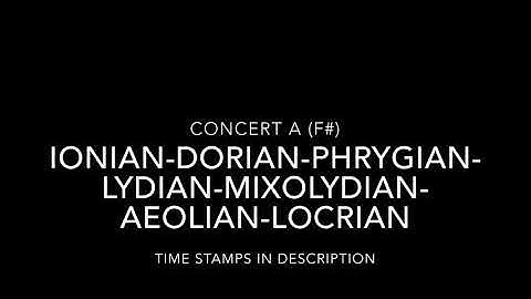 F# Modes for Saxophone