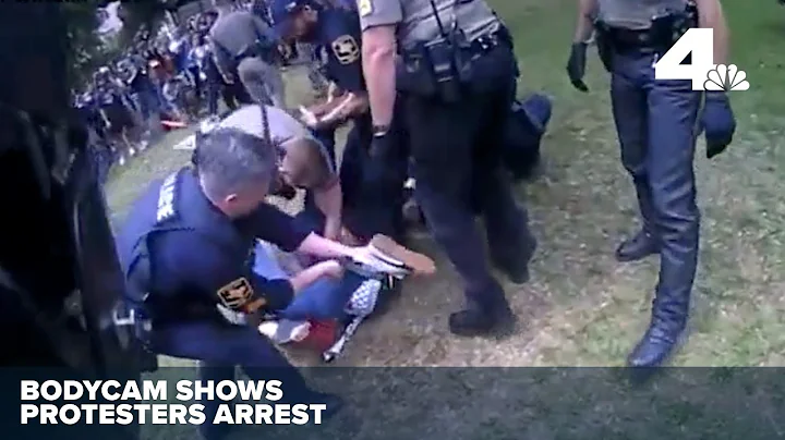 Body camera footage of UT protesters getting arrested