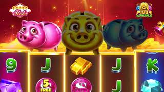 NEW SLOT "Piggy Rush" gives you the chance to 🏆WIN BIG in Lotsa Slots🎰 screenshot 5