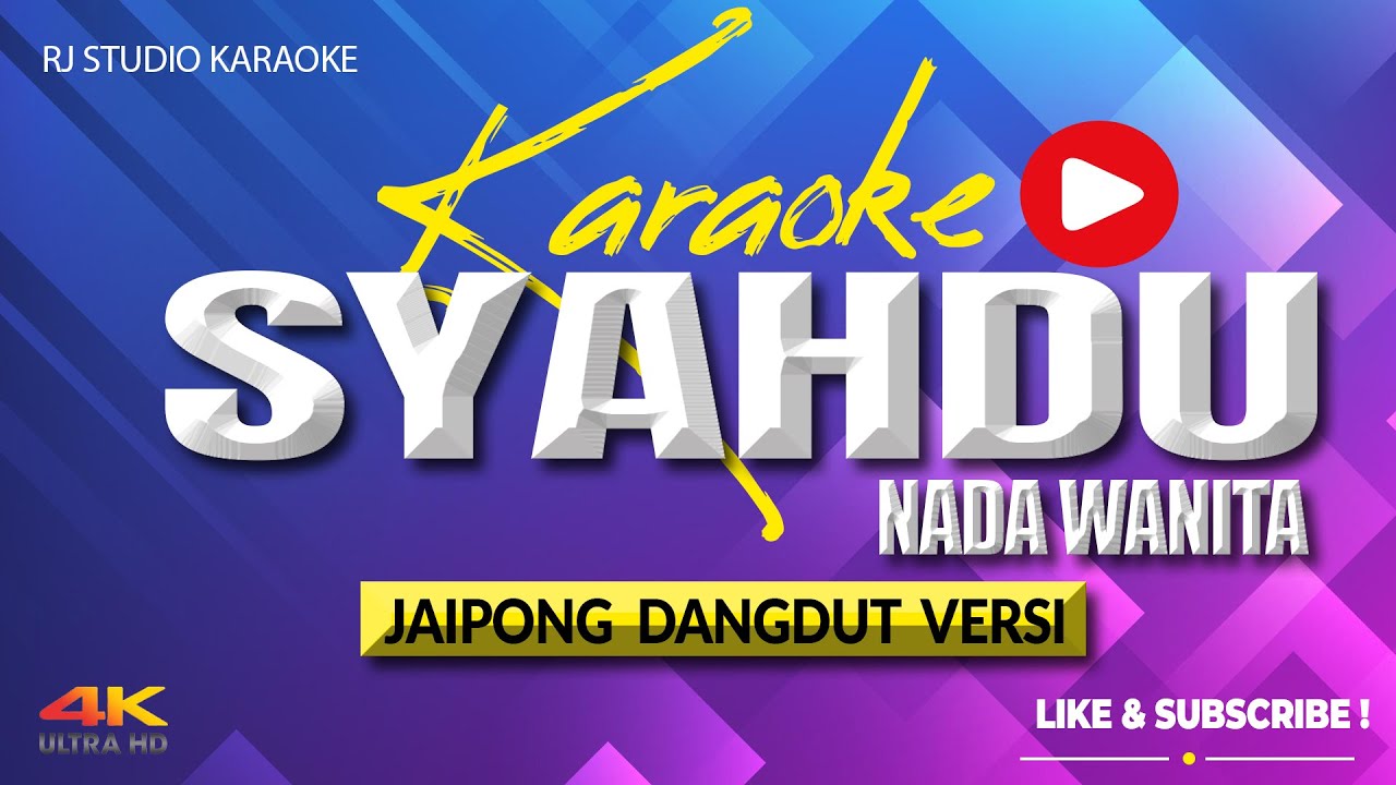 KARAOKE SYAHDU RAMPAK KENDANG NADA WANITA