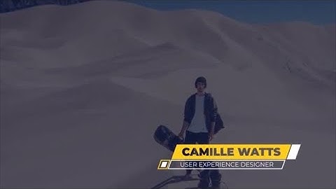 Clean & Modern Lower Thirds Motion Graphics Templates