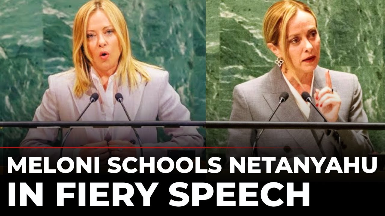 LIVE: Italy PM Meloni Goes After Israel At UN, Accuses Netanyahu Of ‘Civilian Massacre’ | Gaza War