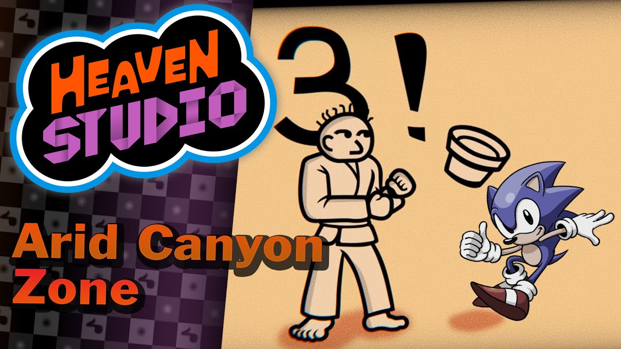Heaven Studio - Arid Canyon Zone (Act 1)