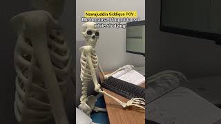 When Nawajuddin Siddique start to studying 😎📚⏰ #skeleton #memes #jackdarkvlogs