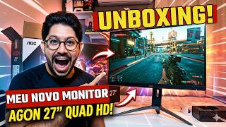 MONITOR AOC AGON QUAD HD 27 POLEGADAS (180hz)