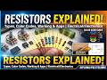 Resistors Explained | Types, Color Code, Working & Applications |Electrical Engineering |Polytechnic