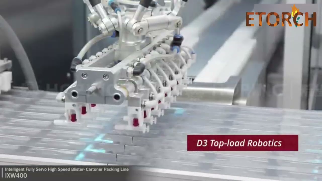 IXW400 Intelligent Fully Servo High Speed Blister Carton Packing Line（PFS, Vial, Ampoule, Cartridge）