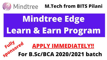 Mindtree Recruitment 2021 | Edge | For graduates