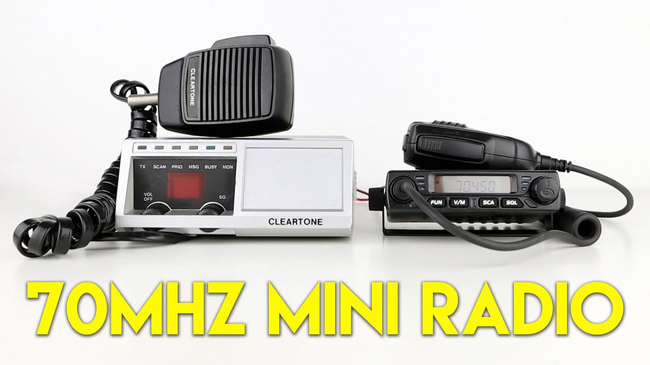 70MHz Mini Mobile Radio - Get On The 4m Friendly Band!