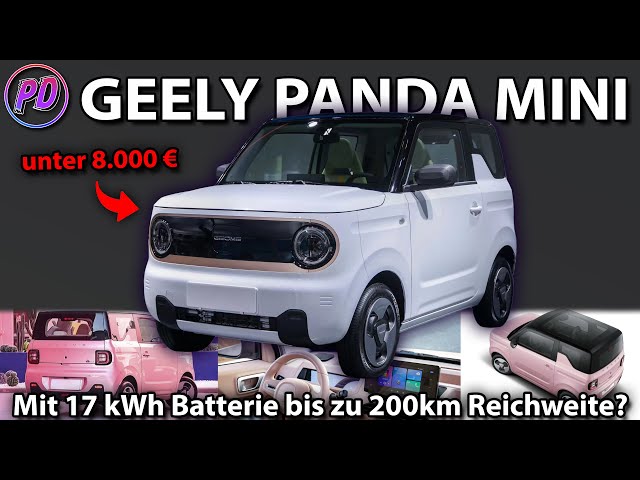 GEELY PANDA MINI - 41 PS & 200km Reichweite für unter 8000€ 