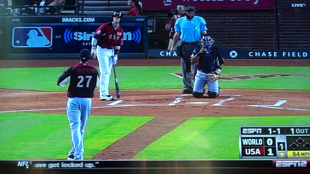 Bryce Harper At Bat vs. Julio Teheran YouTube