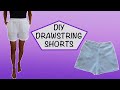 DIY Drawstring Shorts + Easy Pattern ~ Perfect For Summertime