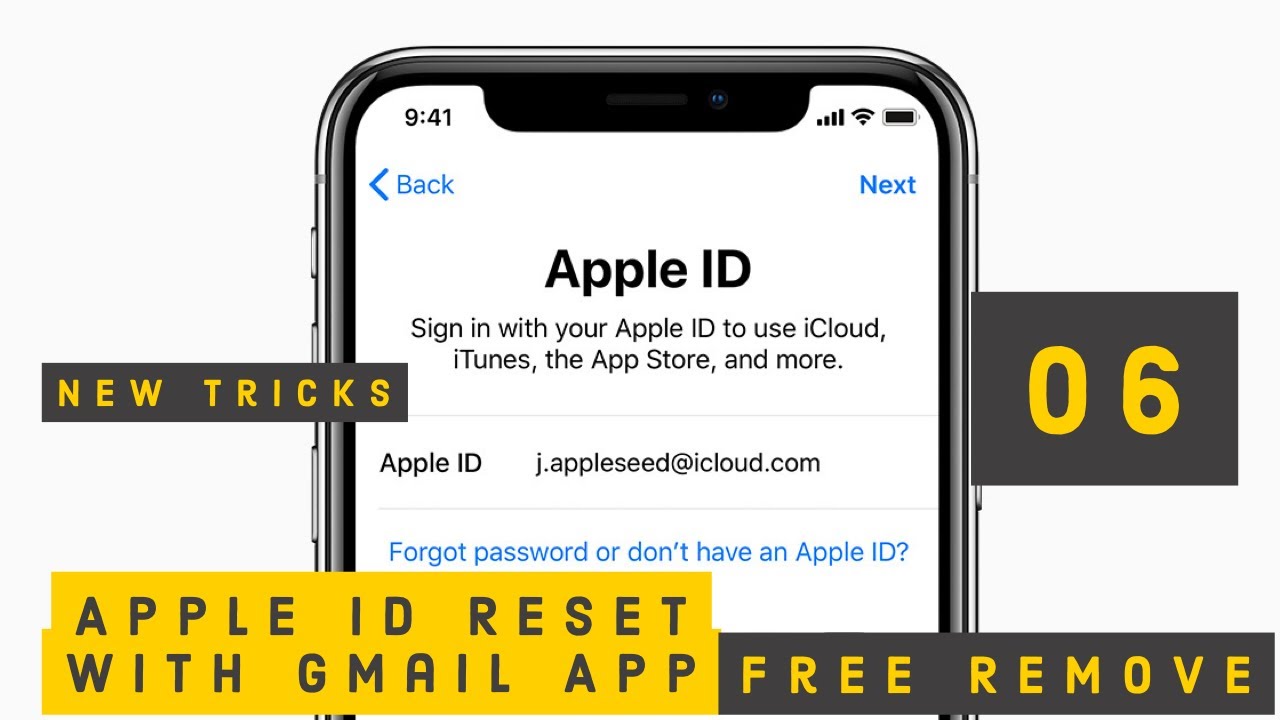 Forgot Apple ID Password Tricks 06 ? Easy Way To Recover/Reset Apple ID/iCloud Pass With Gmail