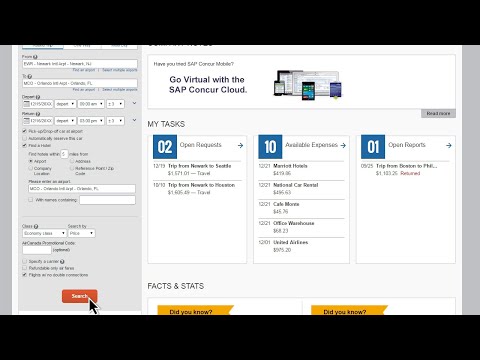 Concur Travel Product Demo