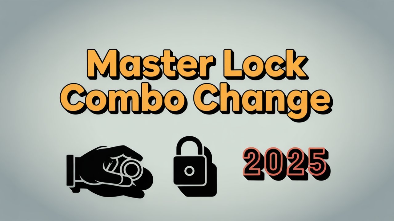 How to Change the Combo on a Master Lock – Easy 2025 Guide 2025 - YouTube