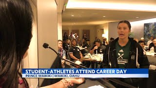 Student athletes from UH Manoa attend career day