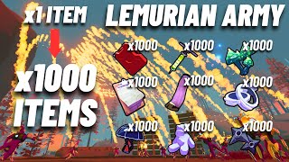 Risk Of Rain 2 But My Lemurian Army Gets 1000 Of Every Item