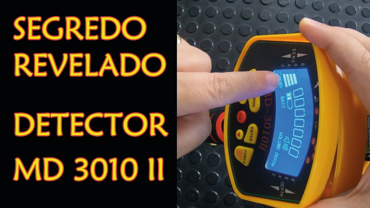 Solução MD 3010 detector metal, transformando em um excelente pinpointer com equalização do solo.