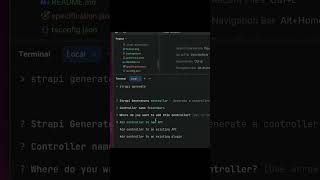 Create Controllers Using Strapi Cli #code #strapi #javascript