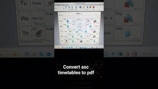 Convert Timetables To Pdf