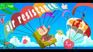 physics force motion introduction to air resistance gravity science for kids