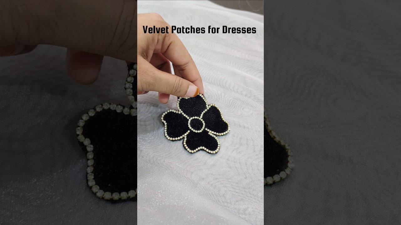 #velvetdressdesigns #patches #rhinestones #diy  #handmade #embroidery