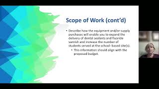 School-based Dental Sealant Program Funding Opportunity Overview Presentation Implementing School Based Sealant Programs