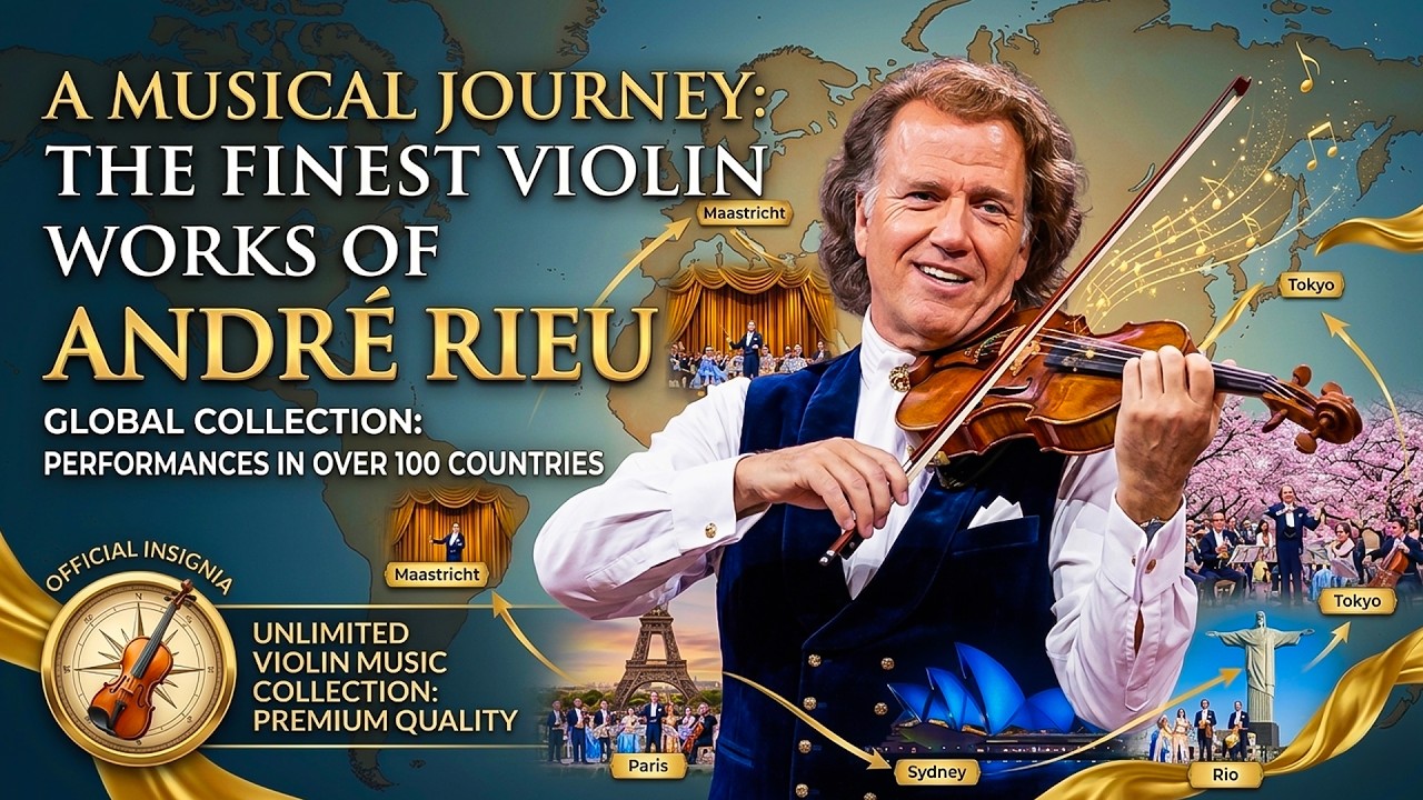 Relaxing André Rieu Violin Music | Romantic Classical Background for ...