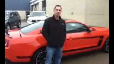 JOE TRAVELED FAR FOR HIS NEW 2012 BOSS 302 MUSTANG