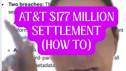 $177 MILLION AT&T Class Action Lawsuit! How To Class Action Settlement #classaction 