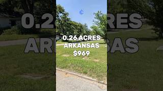 0.26 Acres with paved road access for Sale in Blytheville Arkansas for $969 #land #property #shorts
