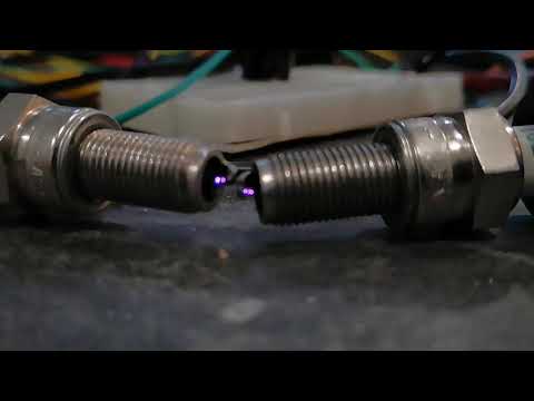13k RPM slow motion spark plug