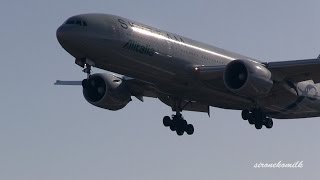 Alitalia Boeing 777-200/ER Landing & Take off at Tokyo Narita Int