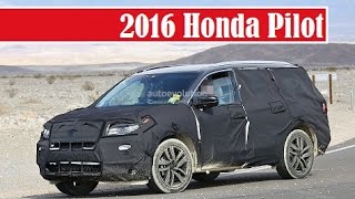 2016 Honda Pilot, spied in the dessert, world debut at 2015 Chicago Auto Show