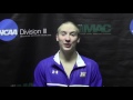 2016 MAC Swimming Championships: Men's 200 Breaststroke Champion Interview