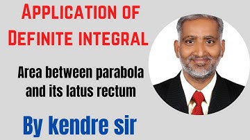 application of definite integral,area bounded by parabola and it