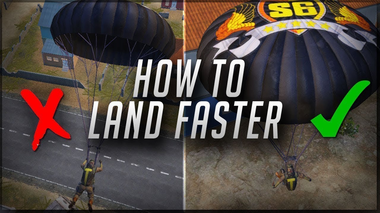 HOW TO LAND FASTER IN PUBG MOBILE TIPS AND TRICKS PUBG MOBILE YouTube