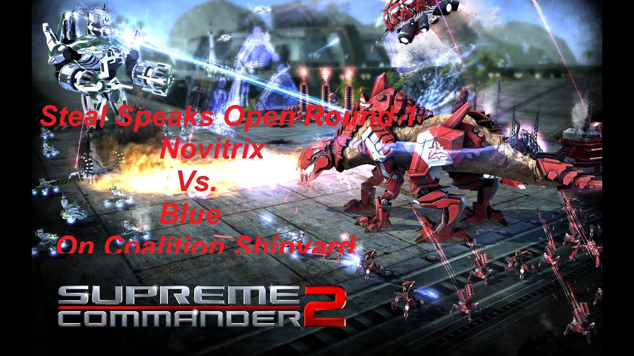 Supreme Commander 2 Pro Cast SSO Tournament Round 1 Blue Vs. Novitrix Epic Gameplay
