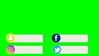 Facebook twitter snapchat in style green screen hd vfx video just download no Copyright