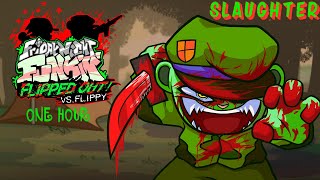Slaughter - Friday Night Funkin' VS Flippy Flipped Out V1- [FULL SONG] - (1 HOUR)