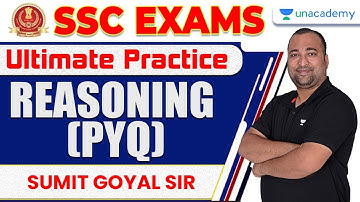 Ultimate Practice of Reasoning (PYQ) for SSC Exams I Part-4 I SSC Reasoning I Sumit Goyal
