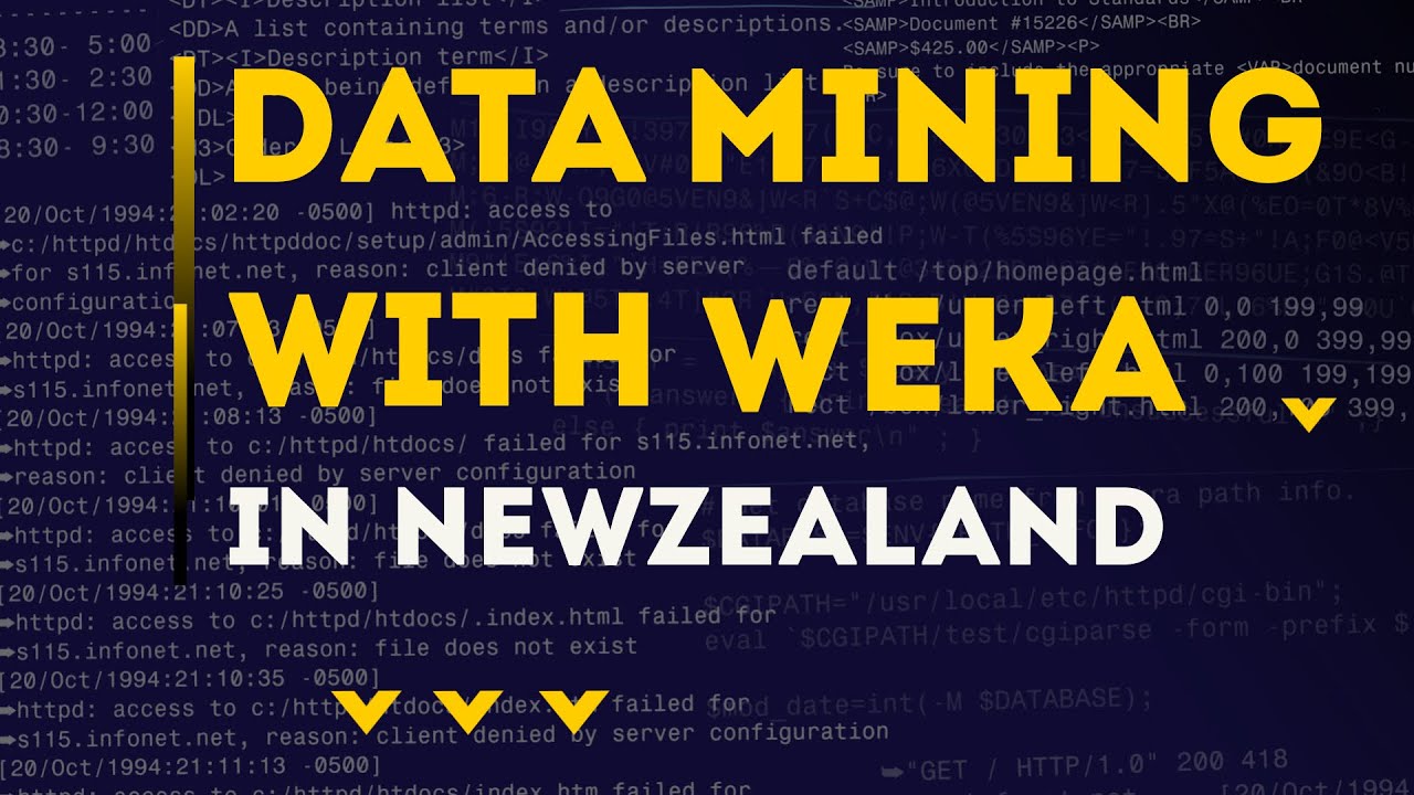 Online Data Mining Course For Beginners Weka New Zealand - YouTube