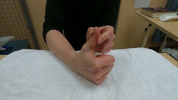 Hand injury exercise 12: Active thumb isolated end joint bending and straightening