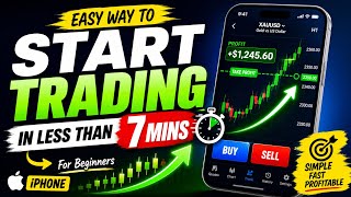 MT5 Trading for BEGINNERS | Easy way to start Trading in less than 7mins
