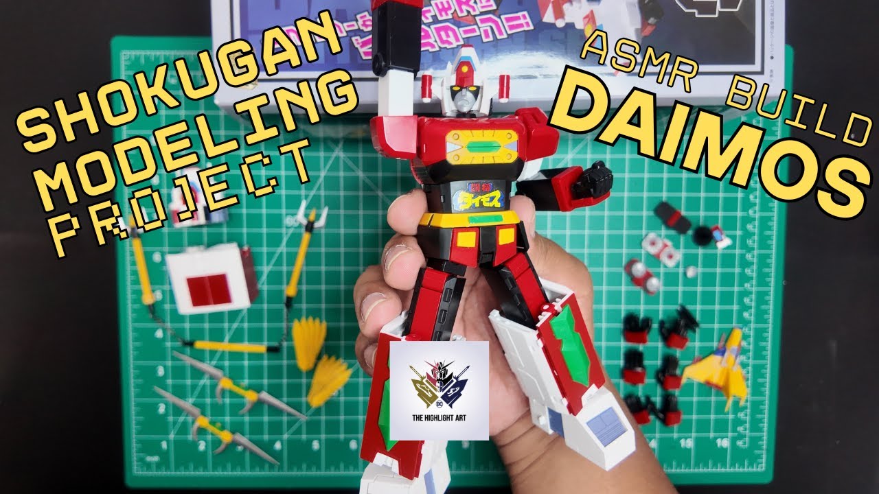Do you remember this INCREDIBLE Super Robot? The SMP Daimos Build in ASMR